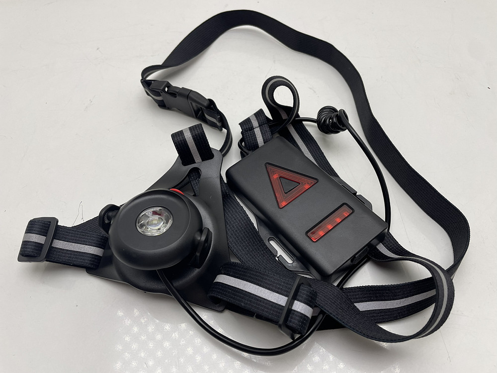 Біговий, нагрудний ліхтар + попереджувальний задній ліхтарик WEST BIKING Луцьк - фото 2