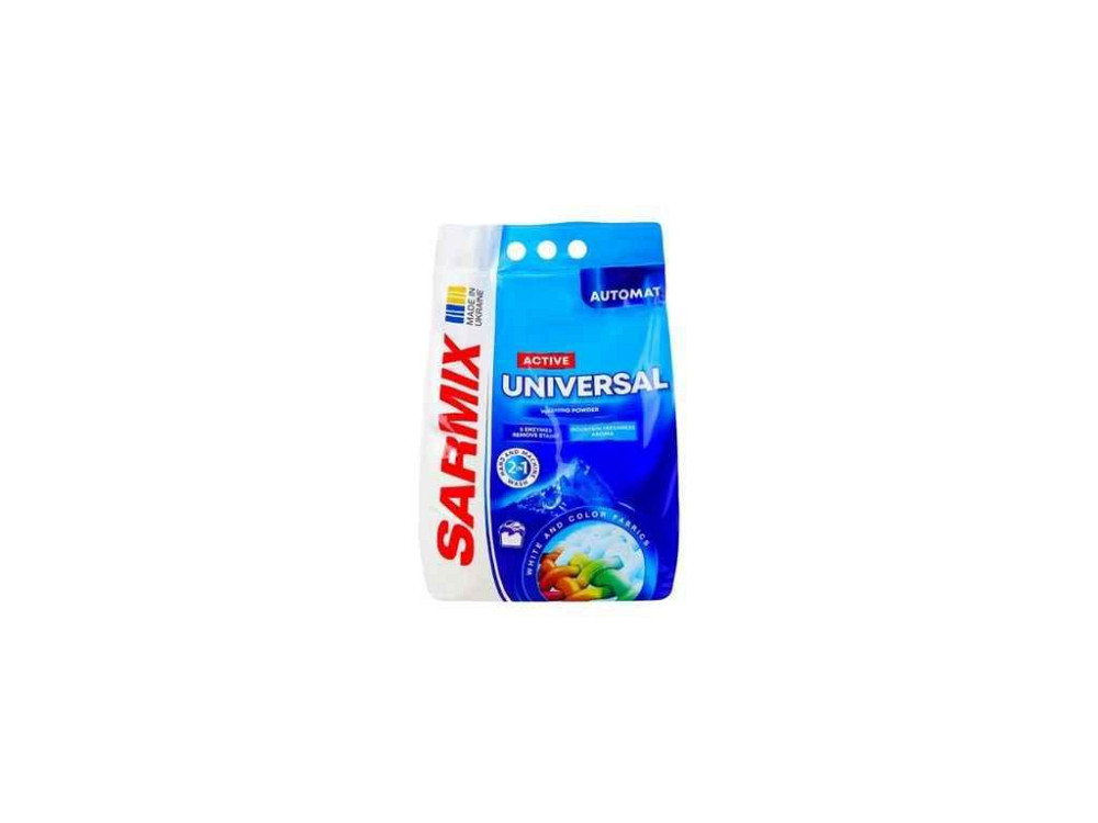 Стиральный порошок 6кг Active Universal ТМ SARMIX Киев - изображение 1