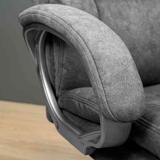 Офісне крісло керівника ManhattanDesign Хром AnyFix М-2 Gray (Прогумовані колеса) Днепр