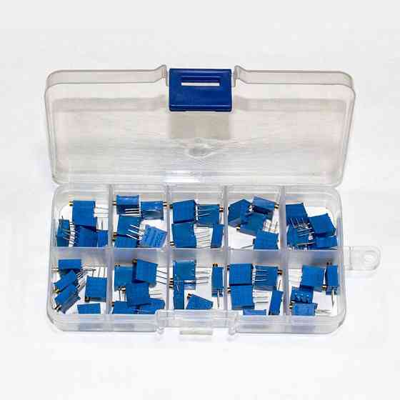 Набор переменных резисторов 50 шт в кейсе Киев