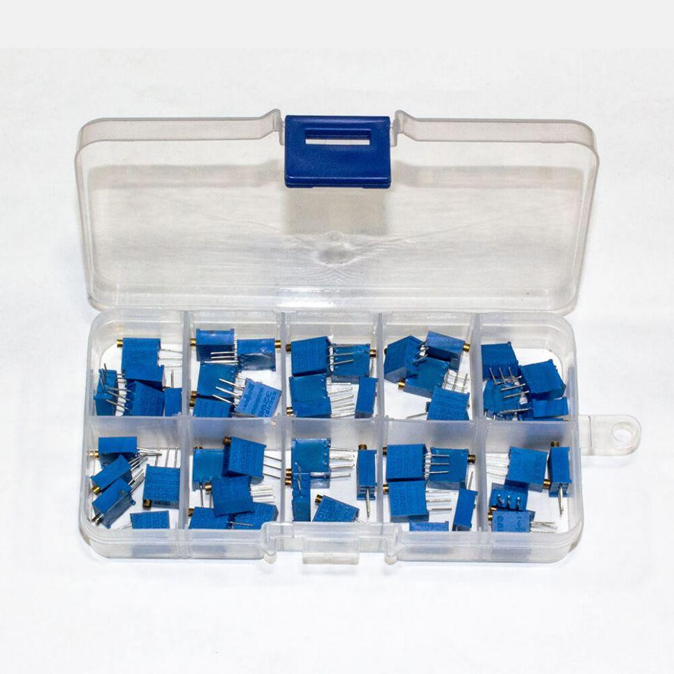 Набор переменных резисторов 50 шт в кейсе Киев - изображение 1