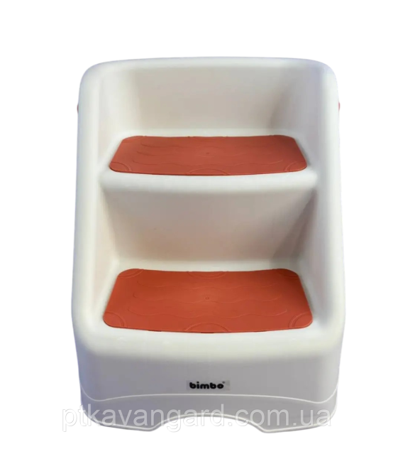 Дитячі підставки-сходинки для ванни та туалету Bimbo BM-93758, розкладні, пластикова, біло-помаранчевий Хмельницький - фото 2