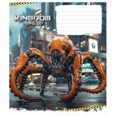 Зошит Школярик Animals transformers 18 аркушів клітинка (018-3467K) Вінниця