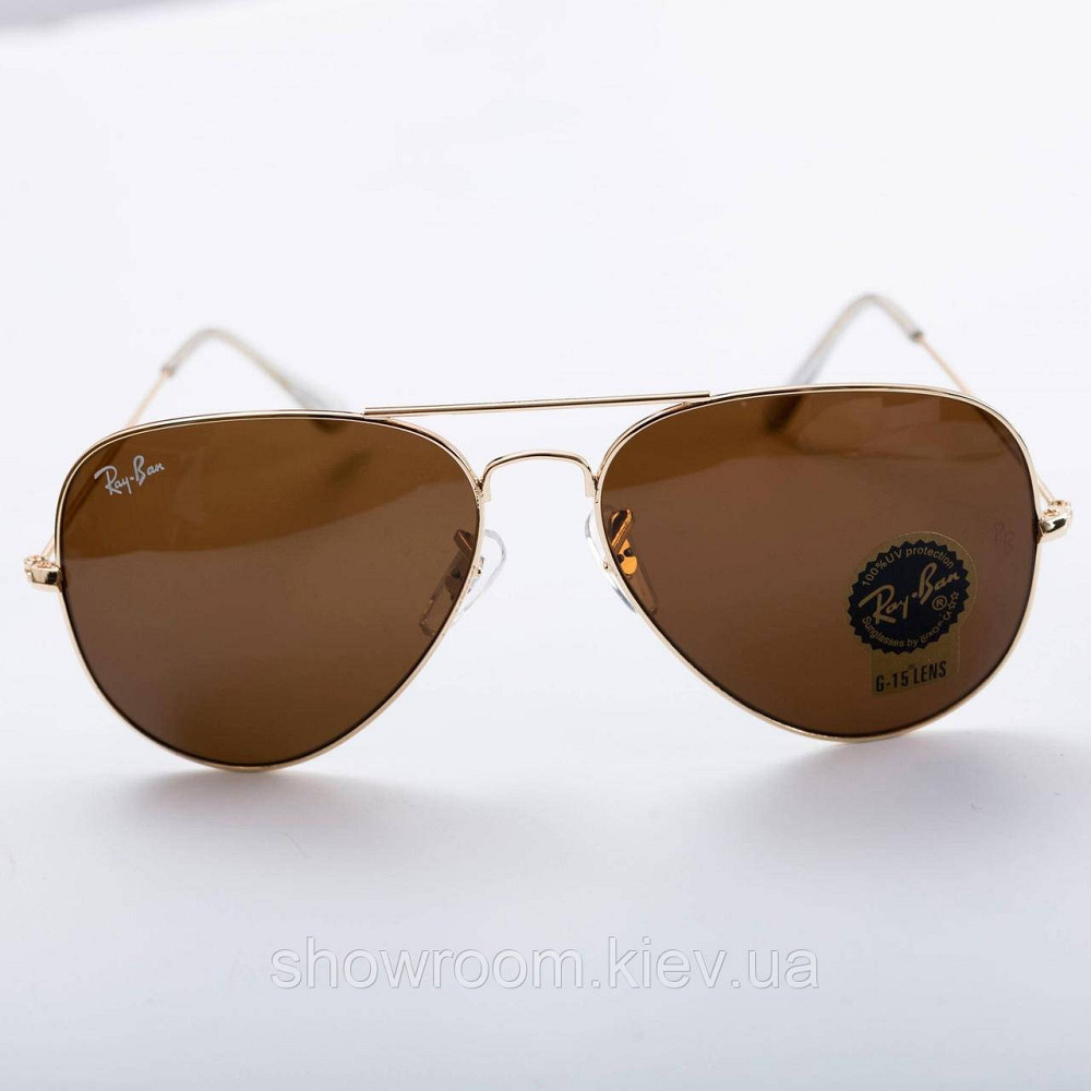 Жіночі сонцезахисні окуляри RAY BAN 3025, 3026 aviator (2916) Київ - фото 1