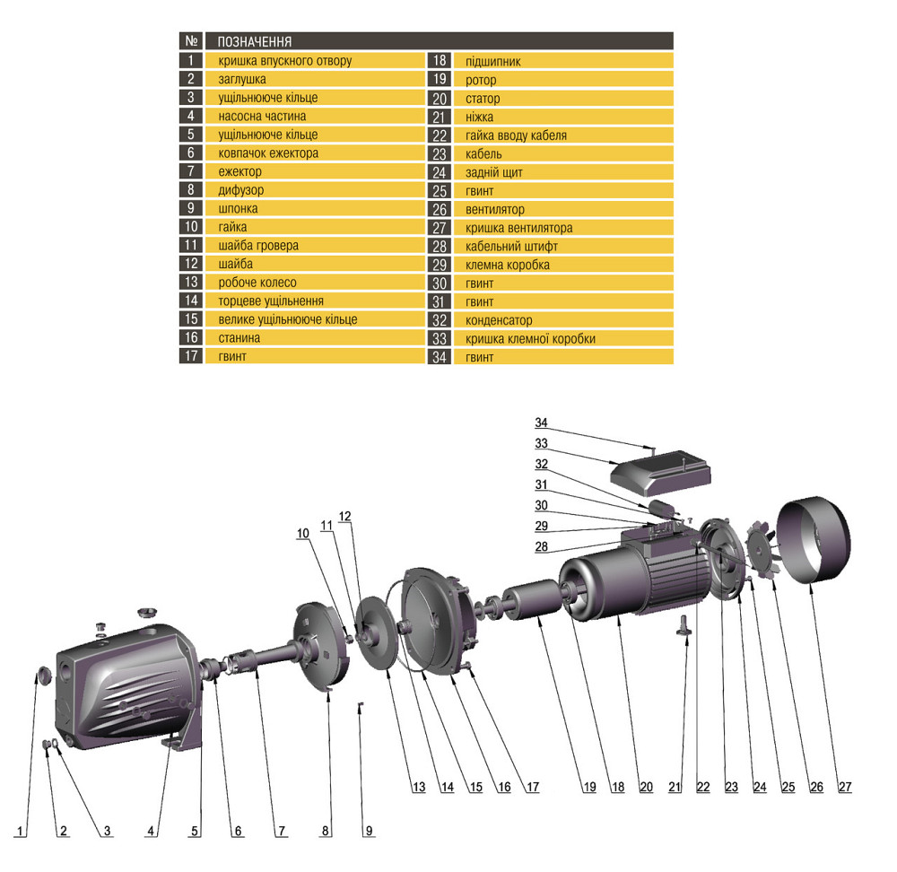 Насос центробежный Optima JET150 PRIME 1,5кВт (000020422) Киев - изображение 5