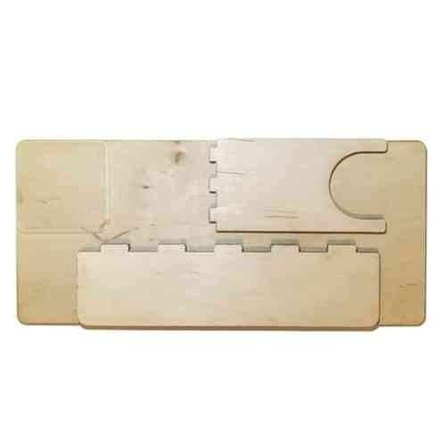 Підставка для клейового пістолета 60 Вт і стрижнів фанерна підставка тримач для термопістолета 11 мм органайзер Київ