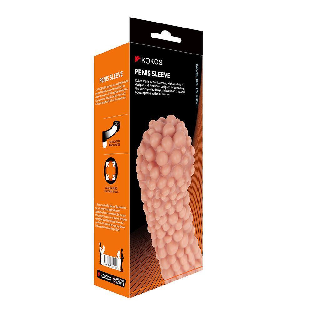 Насадка на член Kokos Penis Sleeve PS 005 L Sex Aura Київ - фото 3