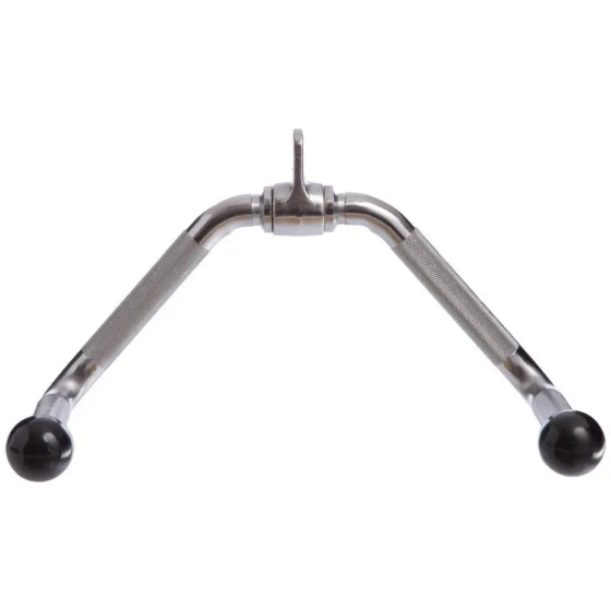 Ручка для нижньої тяги York Fitness Multi-Purpose багатофункціональна з гумовими наконечниками, хром Киев