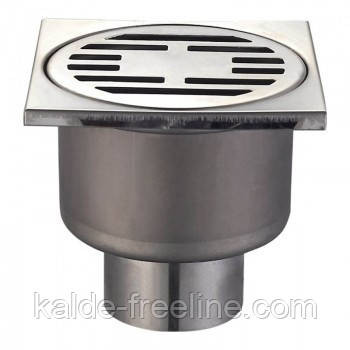 Душевой трап из нержавеющей стали MIXXUS DRAIN-01-10x10-180; SUS304 100x100мм, прямой отвод Харьков - изображение 1