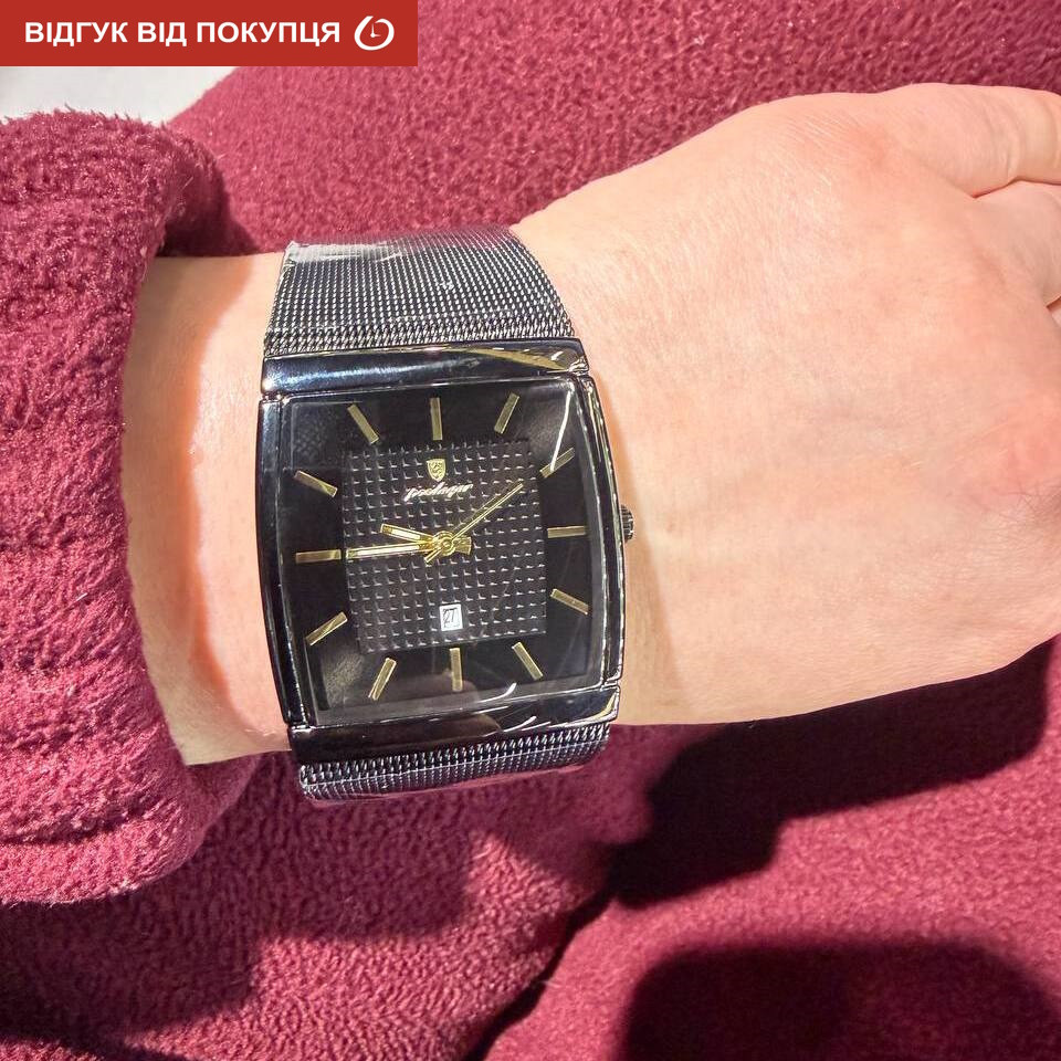 Часы мужские наручные Poedagar Chain Черный Винница - изображение 20