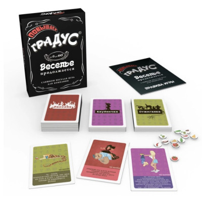 Настільна гра 18+ Bombat game Підвищуй Градус, російська (1000505) Вінниця - фото 2