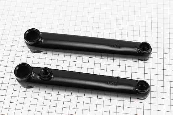 УЦІНКА Шатуни "шліци 48T-19мм" 175мм BMX, чорні KL-8800S (без болта) Київ