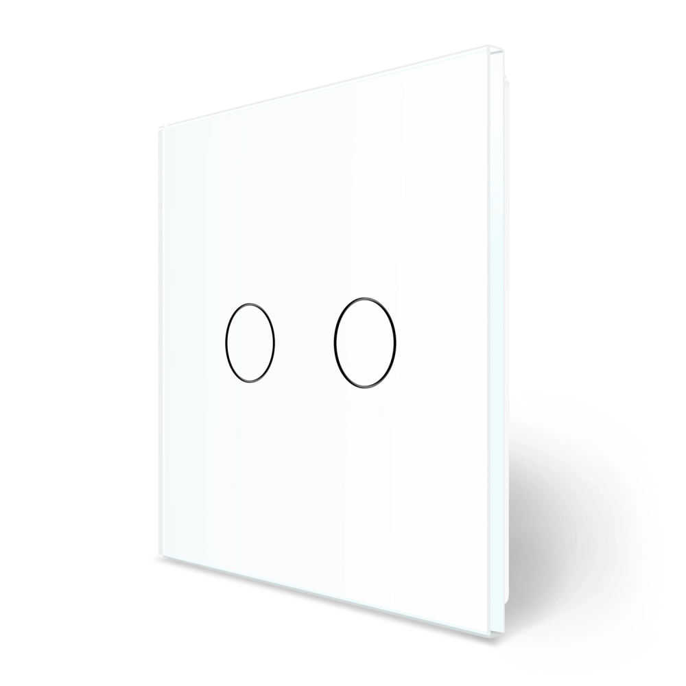 LIVOLO Комплект бездротовий сенсорний вимикач з реле 2 канали LIVOLO білий матове скло Коломыя - изображение 5