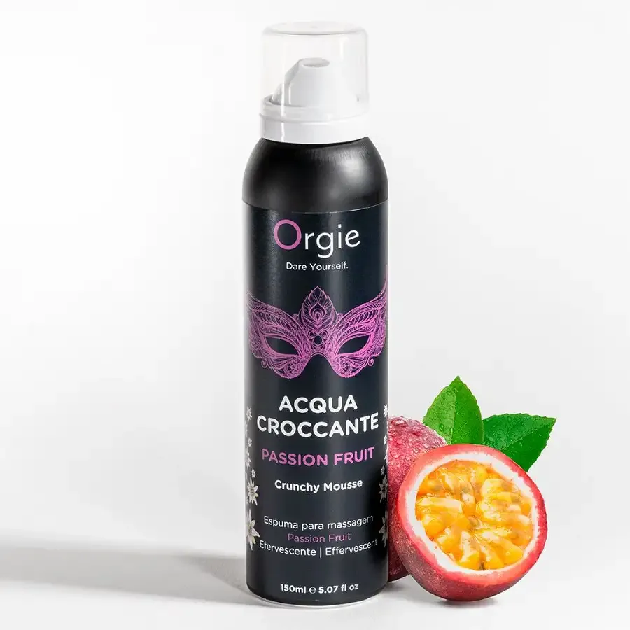 Масажна пінка Orgie – Acqua Croccante Passion Fruit (150 мл), ефект бульбашок, що лопаються Львів - фото 4