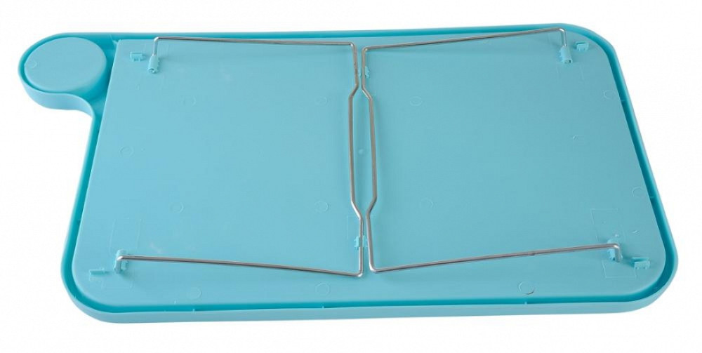 Підставка пластикова для ноутбука на ніжках із підстаканником (блакитний) Вінниця - фото 2