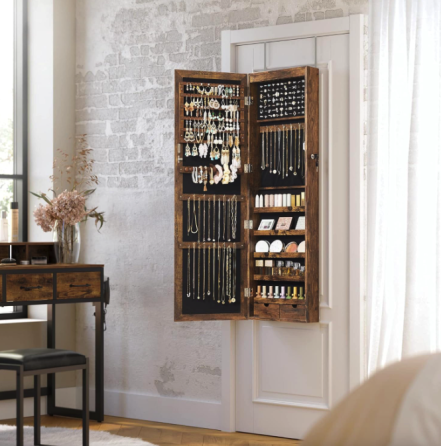 Дзеркало-шафа Leobert Kors з підсвіткою в стилі Loft коричневий Київ