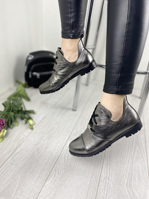 Ботильйони жіночі KRISTINA нікель натуральна шкіра весна-осінь розміри 36р. 37р.(3271) Коломыя - изображение 8