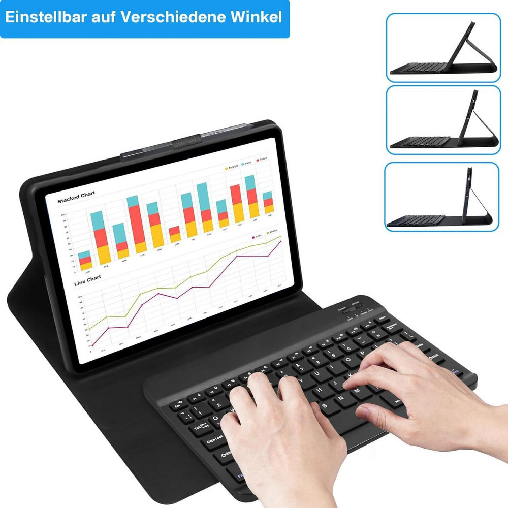 Чехол клавиатура для Lenovo Tab M10 Plus (3-го покаления) 10,6