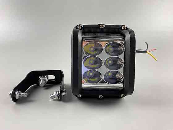 Автомобільна фара дальнього світла жовтий + білий, фара LED прямокутна 60W світлодіодна Мукачево