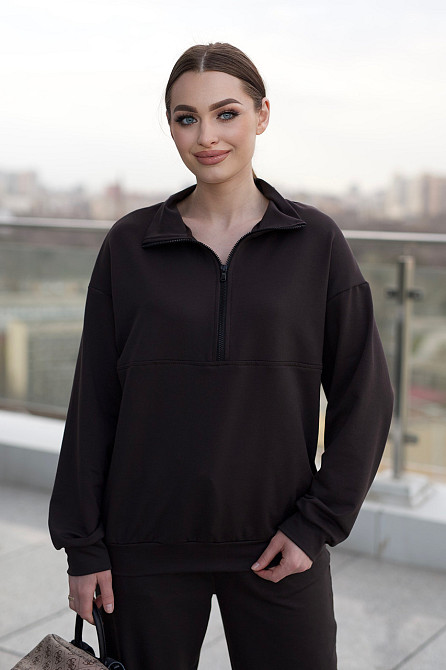 Спортивний костюм жіночий із двонитки "Forever" |  Норма та батал Шоколадний, 50-52 Київ - фото 5