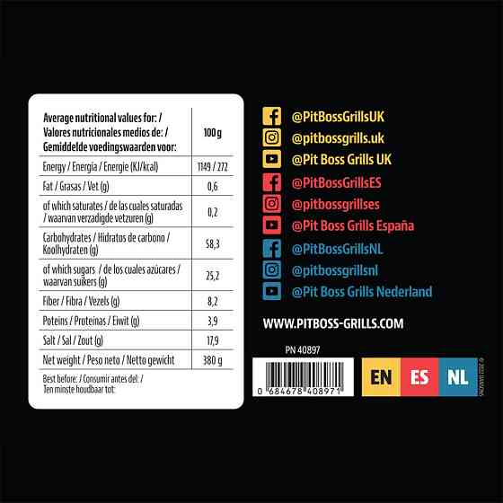 Суміш спецій Pit Boss Fish & Sea Rub для риби і морепродуктів 380 гр 40985 Код: 012457 Рівне