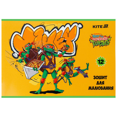 Альбом для рисования Kite Ninja Turtles, 12 листов (NT25-241) Винница - изображение 5
