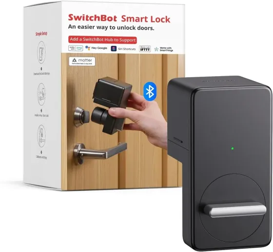 Уценка Умный замок SwitchBot, электронный дверной замок с защелкой Bluetooth смарт-замок для умного дома Киев