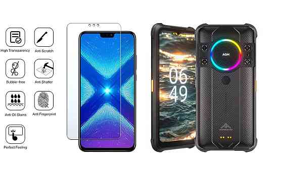 Защитное стекло NeoGlass для AGM H5, AGM H5 Pro – ультрапрозрачное и устойчивое Киев