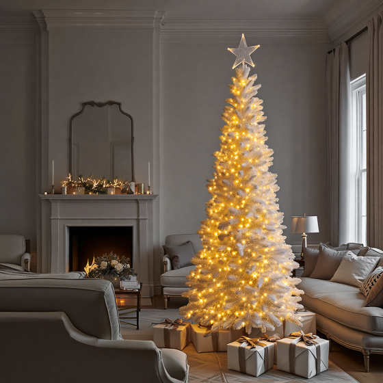 Garlando Гірлянда Різдвяна фея вулична 100 м 1000 LED білий провід Жовтий CF1000L100MWY Коломия