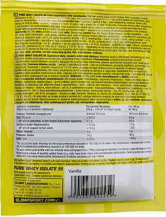 Протеїн Olimp Pure Whey Isolate 95 35 г, Coconut Луцьк