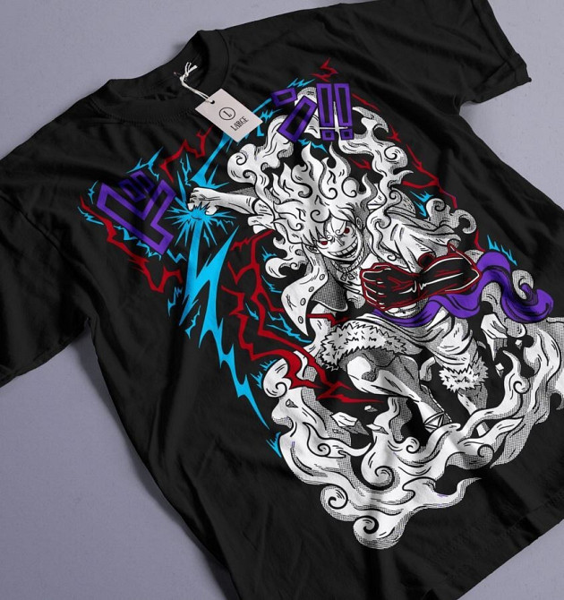 Футболка для хлопчика з аніме принтом Аніме Вінтаге Спекіал Аніме оверсайз (зріст від 165 до 180) Чорний AnimeJ1114m Дніпро - фото 1