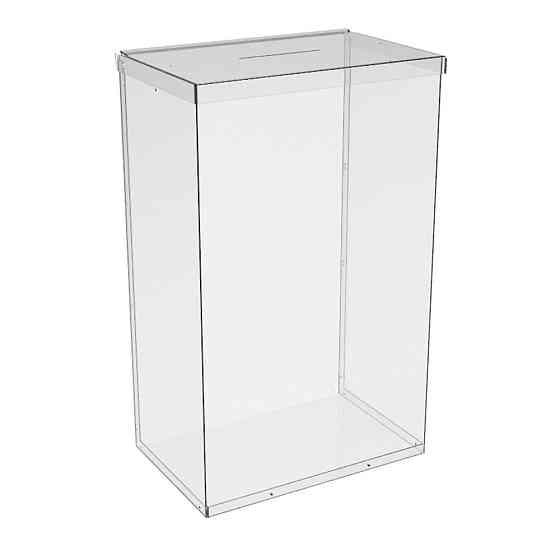 Ящик EKOSTAR без замка для пожертвований и сбора денег 310x200x500. Объем 31 литр Киев