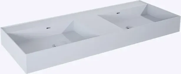 Раковина  Elita Solid-Surface Duo 120,5x45,5 RE041461207040 Киев - изображение 1