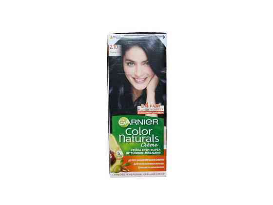 Крем-фарба стійка Чорний опал Color Naturals (тон 2.10) ТМ GARNIER Київ