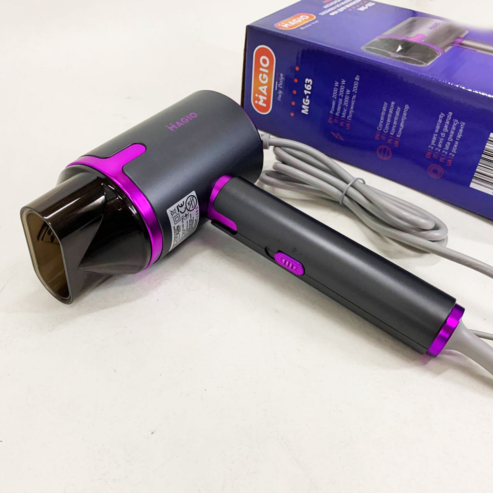 Фен для ламкого волосся Magio MG-163 2000 Вт, Фени для сушіння волосся Гарний фен будинку NW-58 Київ - фото 1