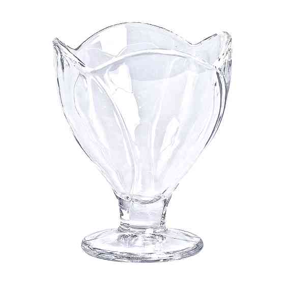 Yiwu Набір креманок на ніжці 6 шт креманки скляні для десертів, морозива, желе набір 180 мл HP- Киев