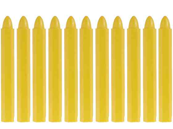 Крейда водостійка для маркування шин / скла / металу (упаковка 10шт.) жовта "GeKo" Київ