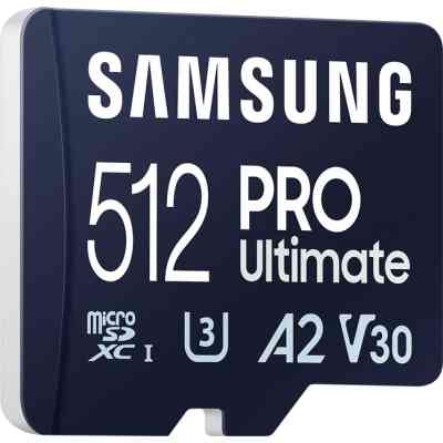 Карта памяти Samsung 512GB microSDXC class 10 UHS-I U3 V30 A2 Pro Ultimate (MB-MY512SA/WW) Винница