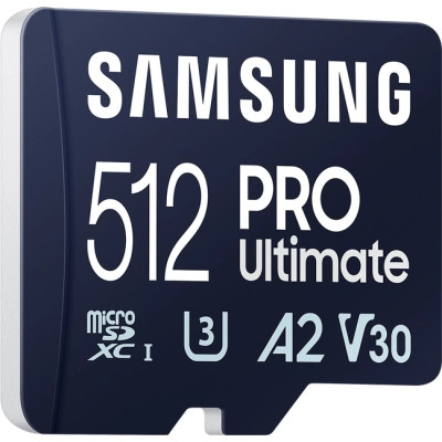 Карта памяти Samsung 512GB microSDXC class 10 UHS-I U3 V30 A2 Pro Ultimate (MB-MY512SA/WW) Винница - изображение 2