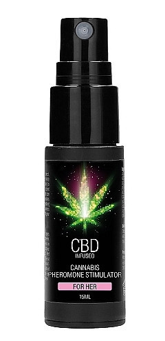 Духи з феромонами для жінок Shots-CBD Cannabis Pheromone Stimulator For Her , 15 ml Sex Aura Київ - фото 2