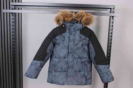 Зимняя курточка для мальчика подростка варенка на холофайбере на 9,10,11,12,13 лет Николаев