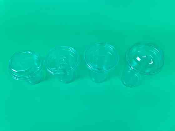 Стакан одноразовий РЕТ щільний, прозорий, 500 мл NEW (50 шт.) Харків