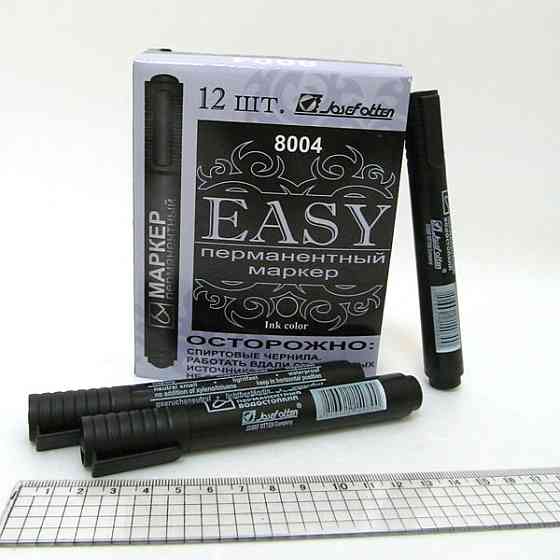 Маркер перманентний J. Otten, 3мм, чорний, 12шт/уп Павлоград