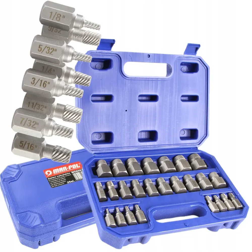 Набір інструментів для демонтажу болтів Mar-Pol 25 шт Львів - фото 4