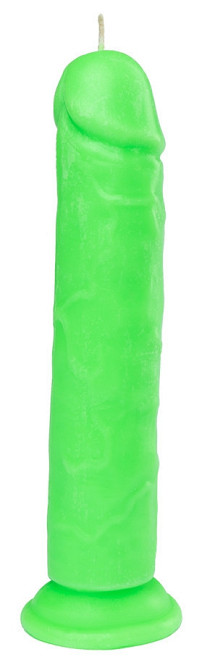Свічка LOVE FLAME - Dildo Roma Green Fluor, CPS03-GREEN Sex Aura Київ - фото 2