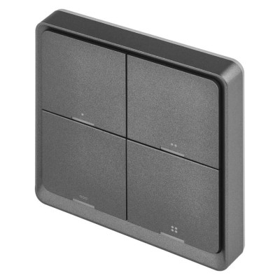 Розумний вимикач EMOS H5016 4 buttons ZigBee 3.0 Black (H5016) Вінниця - фото 1