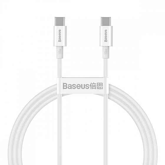 Кабель Baseus Superior Series Fast Charging Type-C to Type-C PD 100W 1м белый Львов