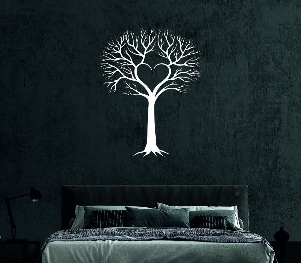 Декоративне настінне Панно «Дерево», Декор на стіну 90*72 см, Білий Київ - фото 2