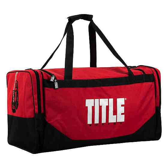 Спортивна сумка TITLE Boxing Deluxe Gear Bag Red (70л.) Каменское