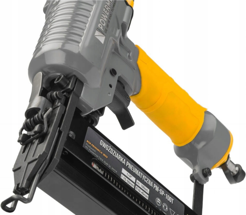 Пневмостеплер Powermat + набір скоб 750шт та цвяхів 1000шт (Польща) Київ - фото 8